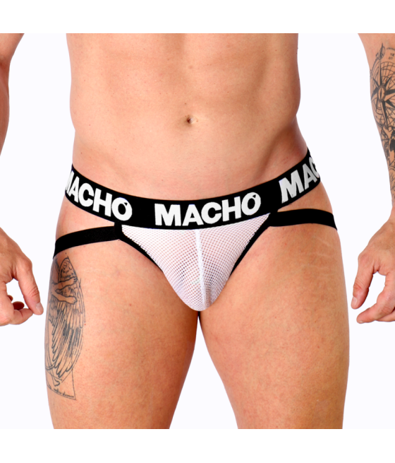 MACHO - MX26X1 JOCK GRID BIANCO XL