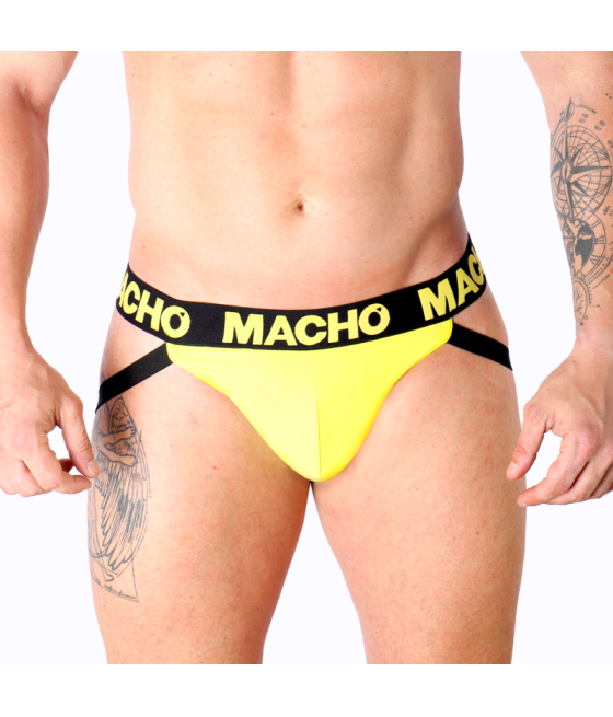 MACHO - MX25A JOCK LYCRA AMARELO S