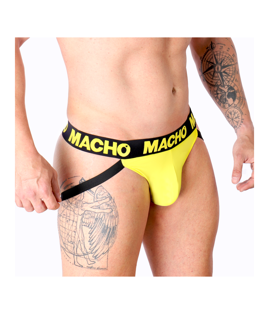 MACHO - MX25A JOCK LYCRA AMARELO S