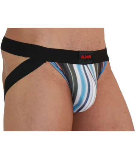 BURN - 009 JOCK MULTICOLORE / NERO L