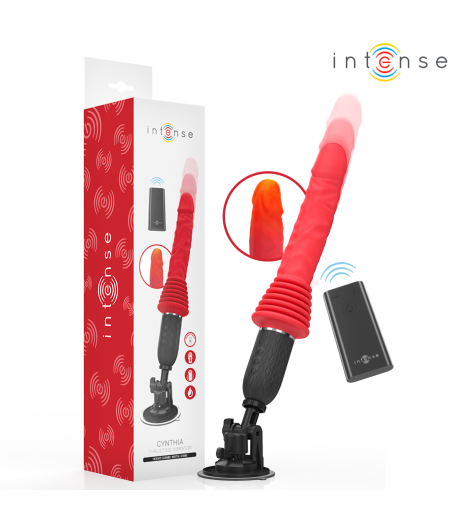 INTENSE - CYNTHIA VIBRATORE A SPINTA CON TELECOMANDO E CALORE