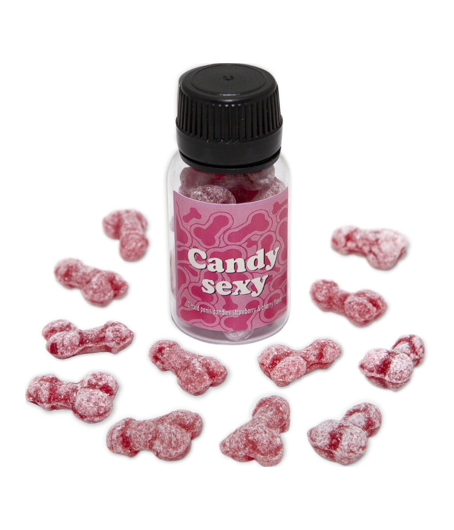 DIABLO PICANTE - CANDY SEXY BOTE 12 GOMINOLAS SABOR FRESA-CEREZA