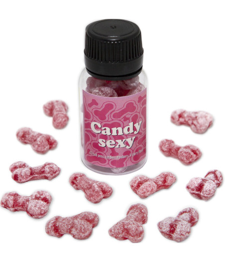 DIABLO PICANTE - CANDY SEXY GLAS MIT 12 GUMMIBRCHEN MIT ERDBEER-KIRSCH-GESCHMACK