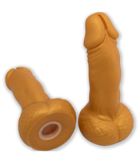DIABLO PICANTE - TIRELIRE EN FORME DE PÉNIS 22,5 CM OR