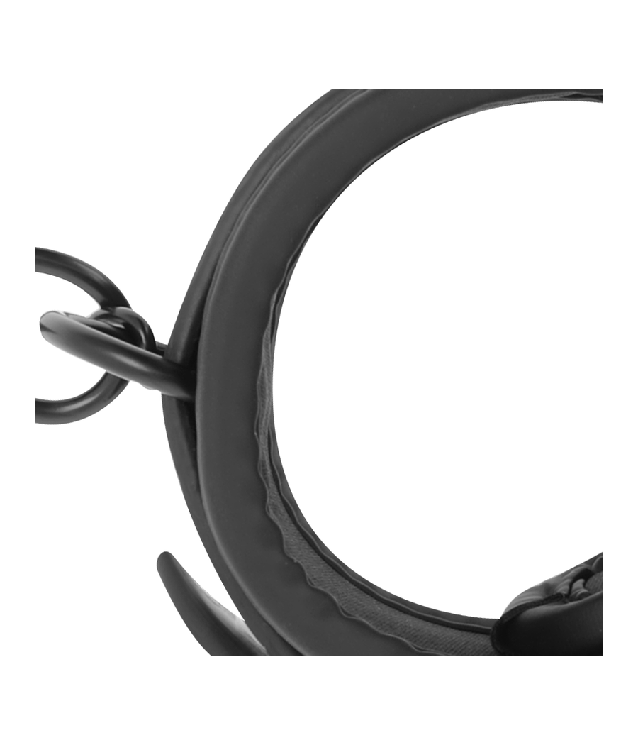 FETISH SUBMISSIVE - HAND- UND KNÖCHEL-HANDSCHELLEN-SET MIT NOPRENE-FUTTER