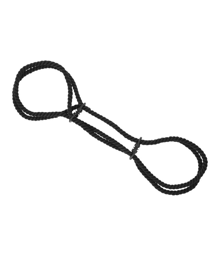 DARKNESS - MENOTTES EN CORDE OU MENOTTES DE CHEVILLE 100% COTON
