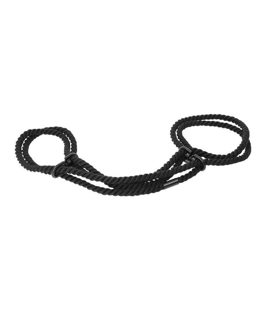 DARKNESS - HANDSCHELLEN ODER KNÖCHEL-HANDSCHELLEN AUS 100 % BAUMWOLLE