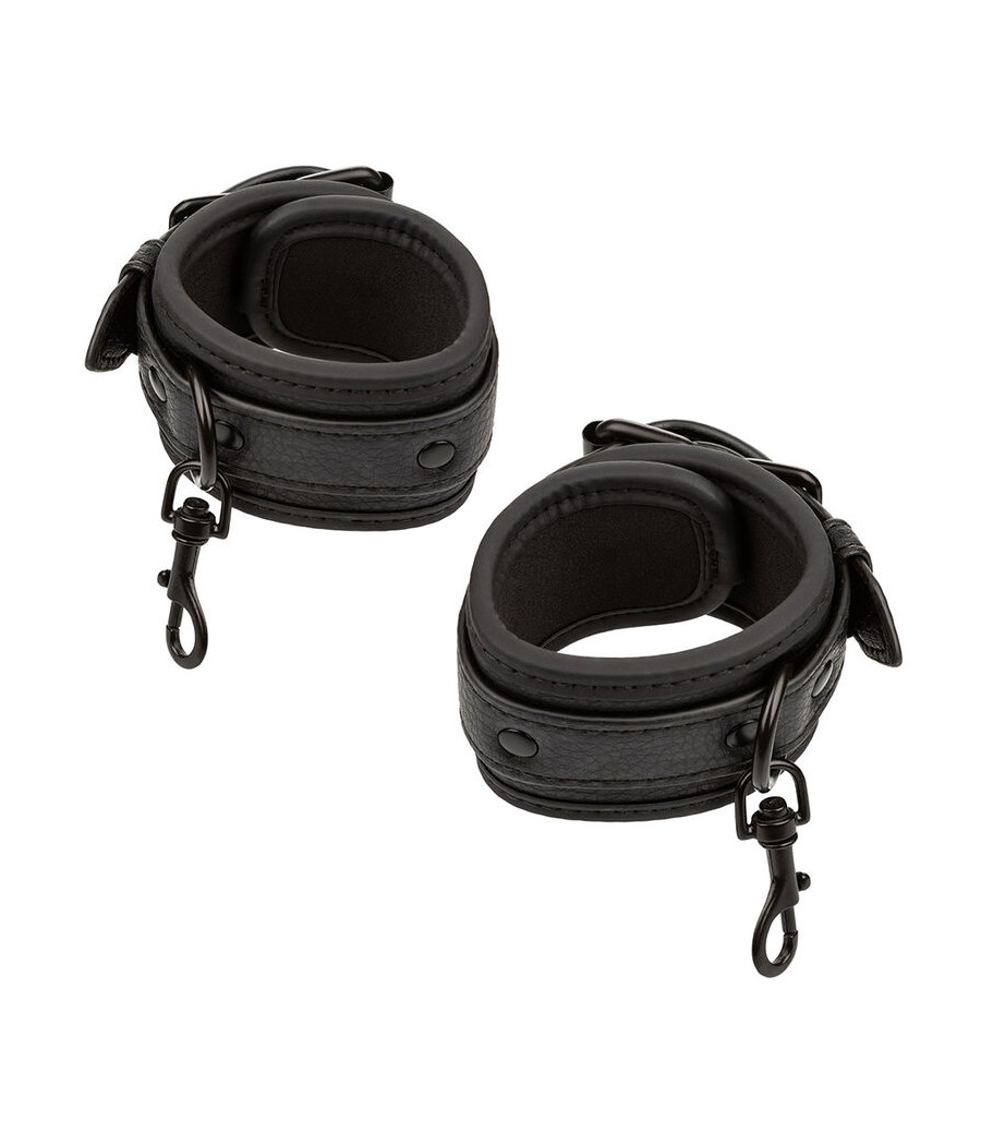 CALEXOTICS - NOCTURNAL RESTRIÇÕES DE CAMA COURO AJUSTÁVEL PRETO