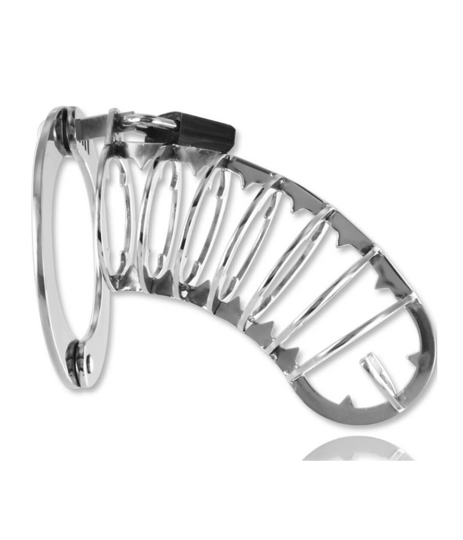 METAL HARD - PENIS CAGE WITH SECURITY LOCK 14 CM