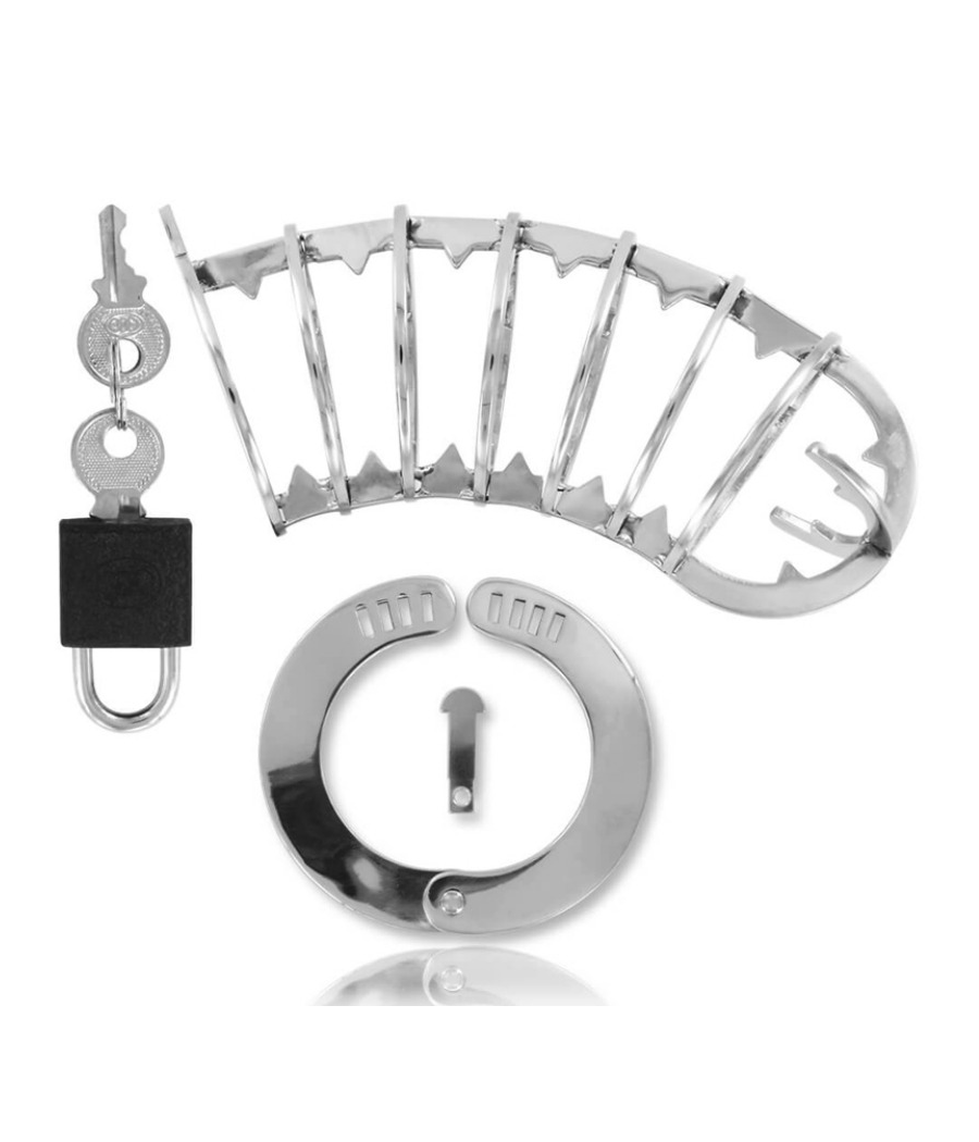 METAL HARD - PENIS CAGE WITH SECURITY LOCK 14 CM