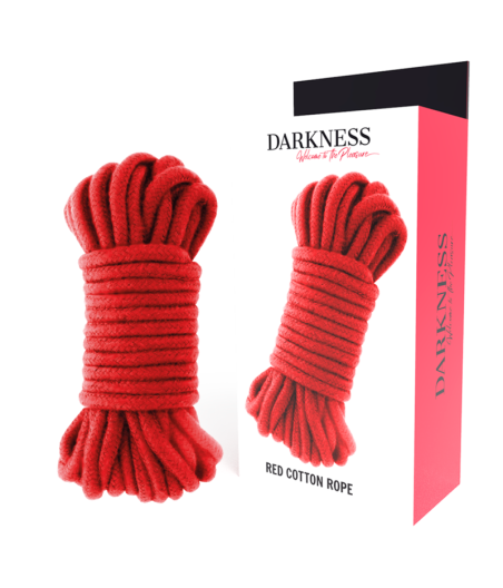 DARKNESS - JAPANISCHES SEIL 10 M ROT