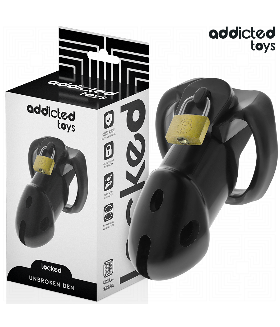 ADDICTED TOYS LOCKED - UNBROKEN DEN PENIS CAGE 9.8 CM