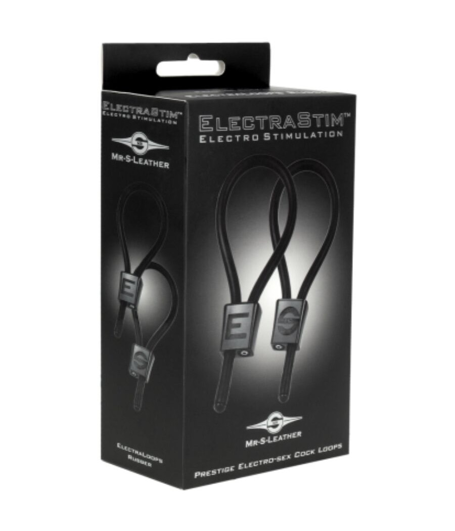ELECTRASTIM - PRESTIGE ELECTRA LOOPS ADJUSTABLE COCK RINGS BLACK