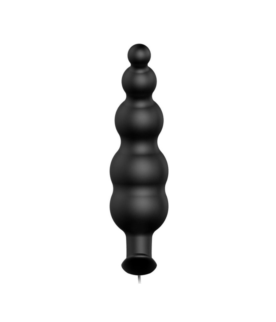PRETTY LOVE - PLUG ANAL ESTIMULAO EXTRA DE SILICONE E 12 MODOS DE VIBRAO PRETO