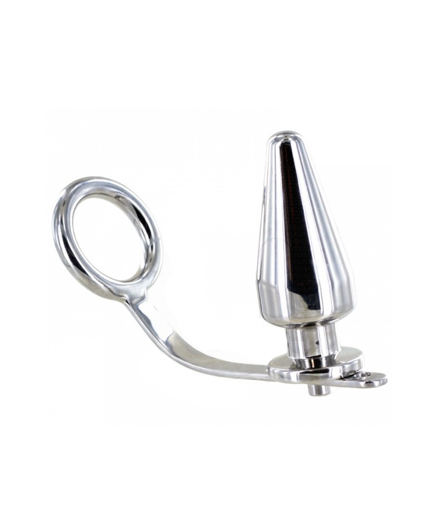 METAL HARD - STAHLRING MIT ANALPLUG, 45 X 45 MM