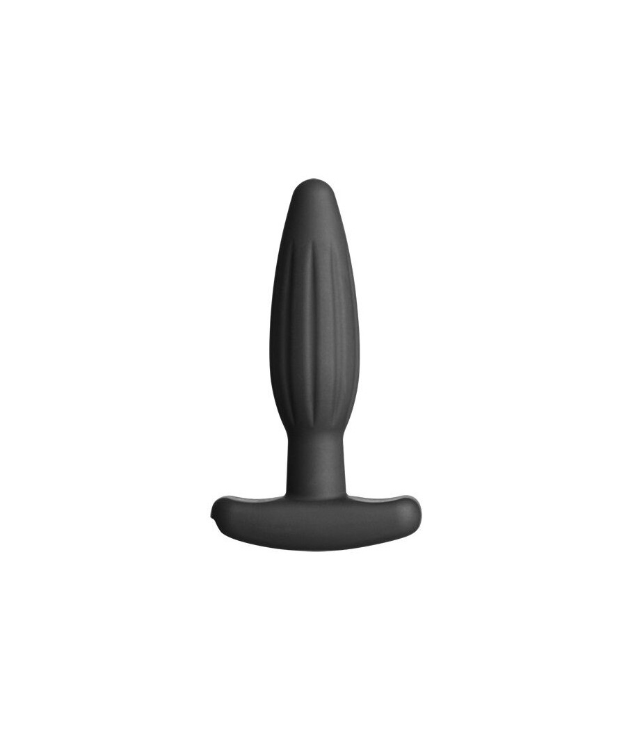 ELECTRASTIM - PLUG ANAL DE SILICONE PRETO ROCKER PEQUENO