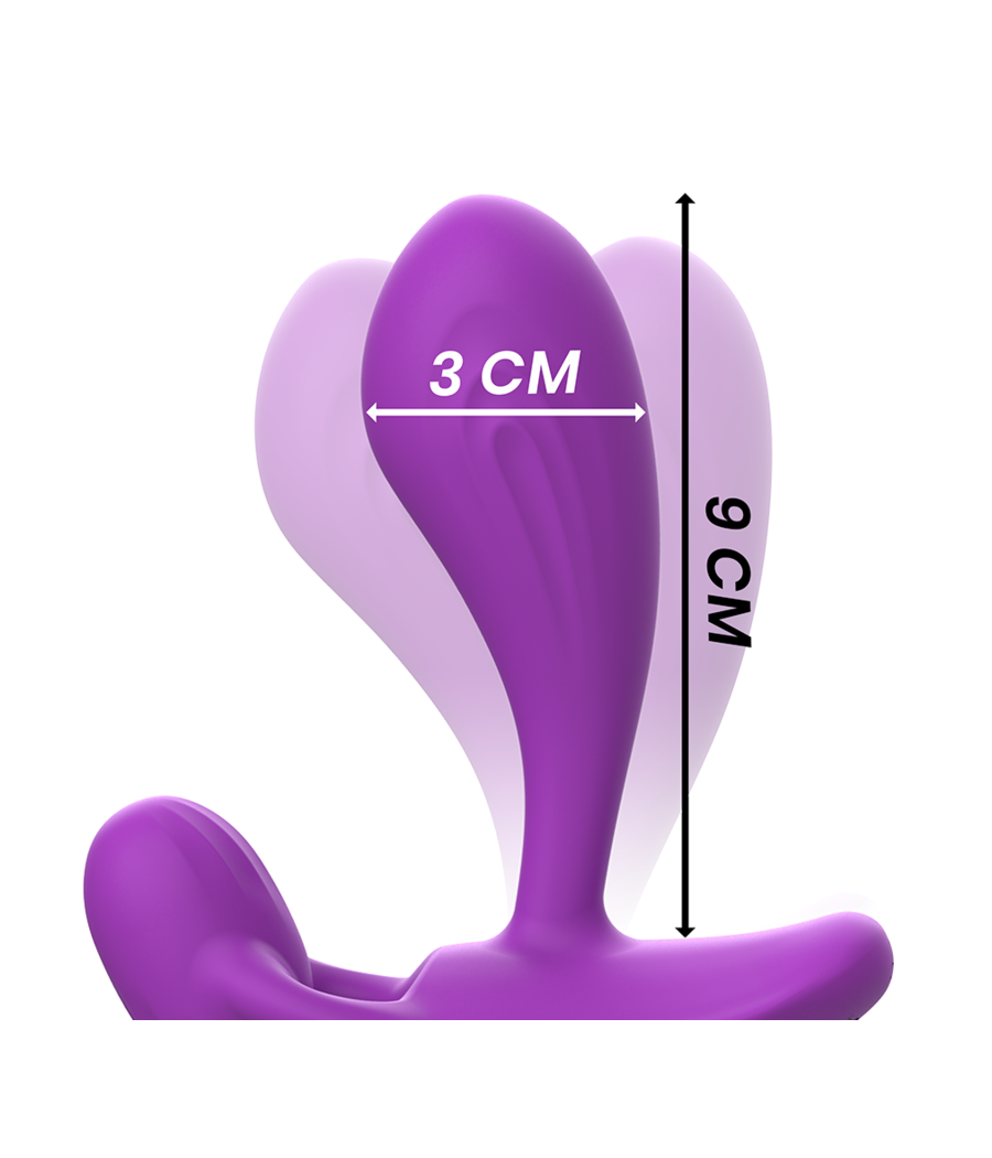 INTENSE - SHELLY PLUG ANAL REMOTE CONTROL PURPLE