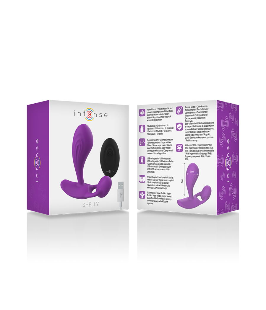 INTENSE - SHELLY PLUG ANAL FERNBEDIENUNG LILA