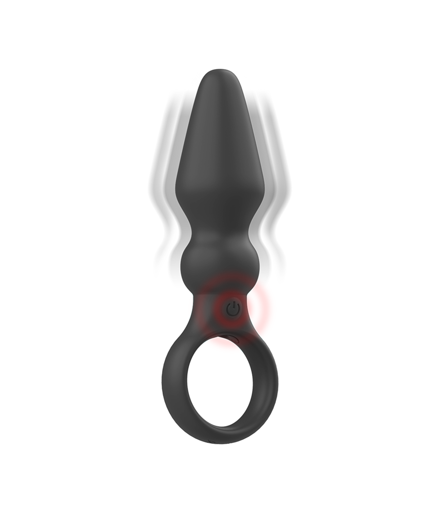 BLACK&SILVER - POTENTE PLUG ANALE IN SILICONE OZZY