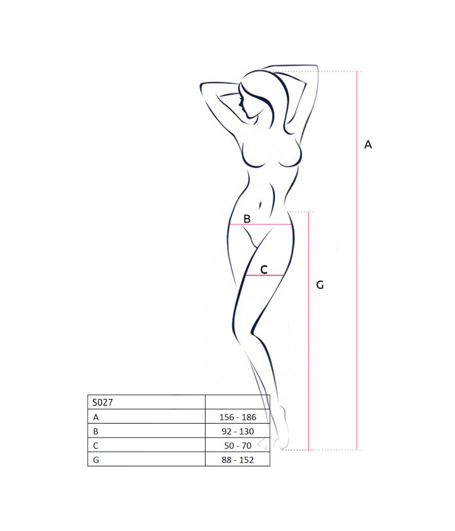 PASSION - S027 SCHWARZE STRUMPFSTRUMPFHOSE, EINE GRÖSSE