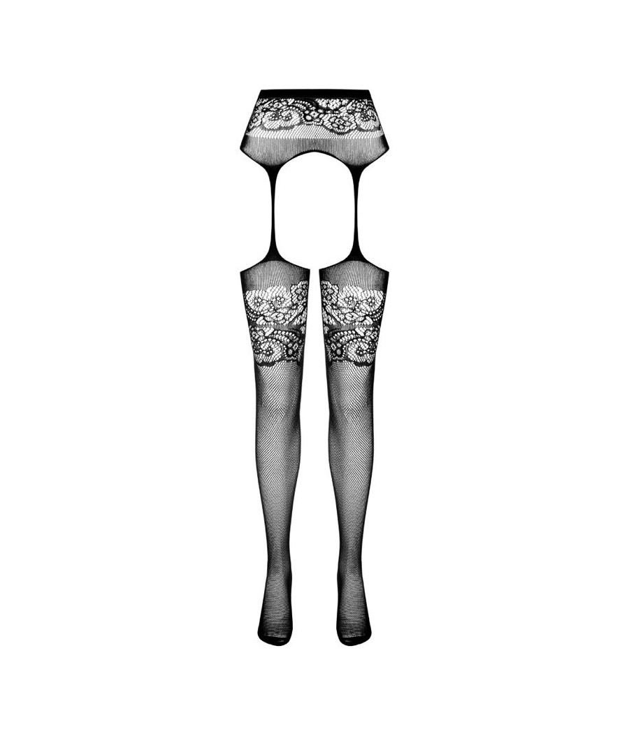 PASSION - S029 SCHWARZE STRUMPFSTRUMPFHOSE, EINE GRÖSSE