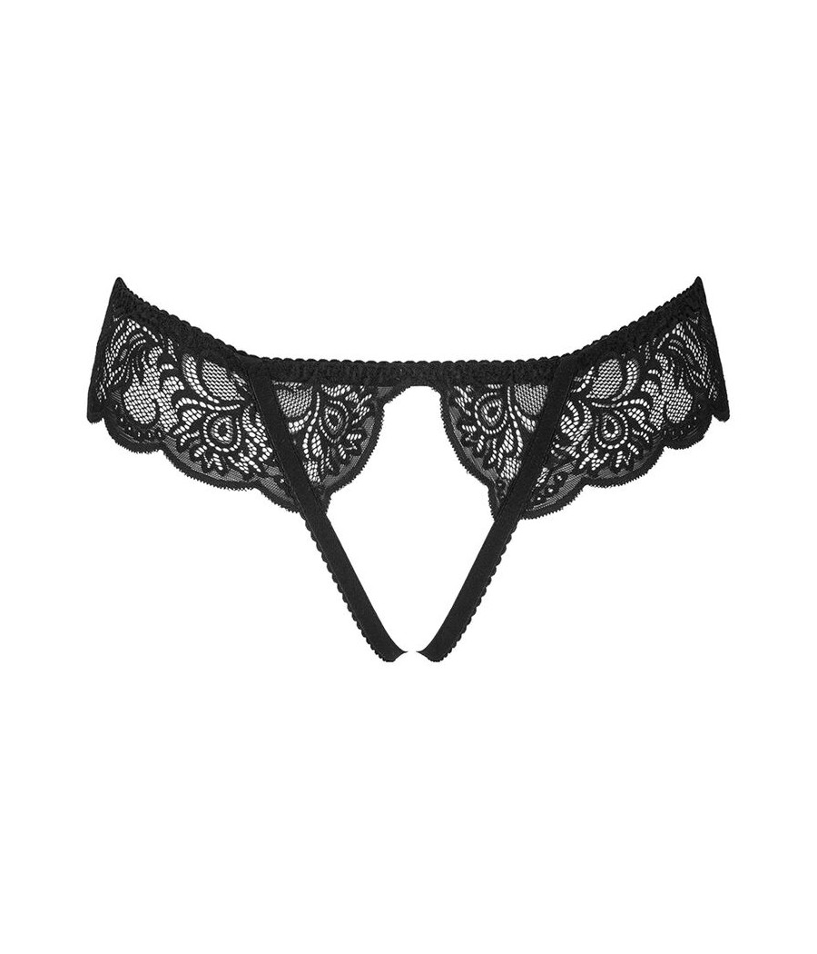 LIVCO CORSETTI FASHION - LOVE STORY LC 90679 CULOTTE CROTCHLESS NOIR L/XL