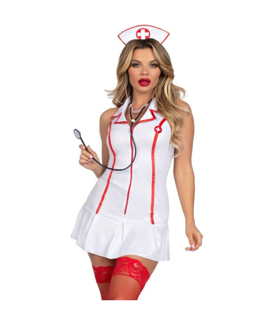 LEG AVENUE - KOSTÜM OBERKRANKENSCHWESTER WEISS S/M