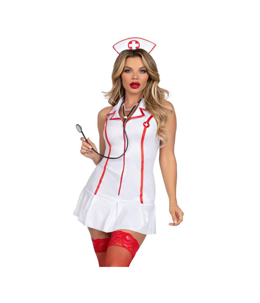 LEG AVENUE - KOSTÜM OBERKRANKENSCHWESTER WEISS S/M