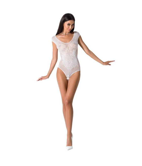 PASSION - WOMAN BS064 WHITE BODYSTOCKING ONE SIZE