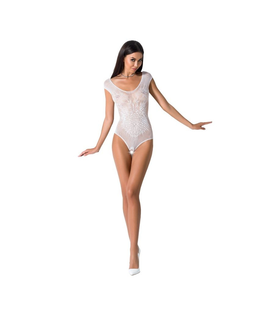 PASSION - WOMAN BS064 WHITE BODYSTOCKING ONE SIZE