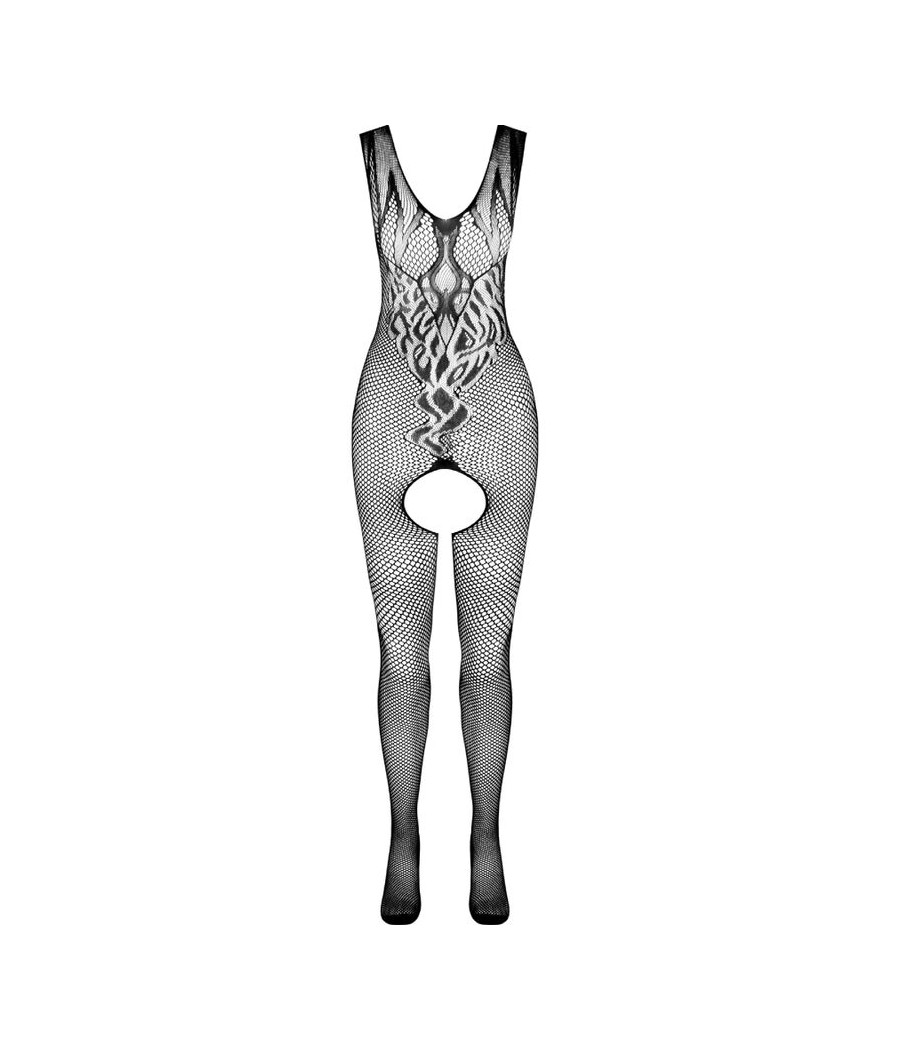 PASSION - BS098 SCHWARZER BODYSTOCKING, EINE GRÖSSE