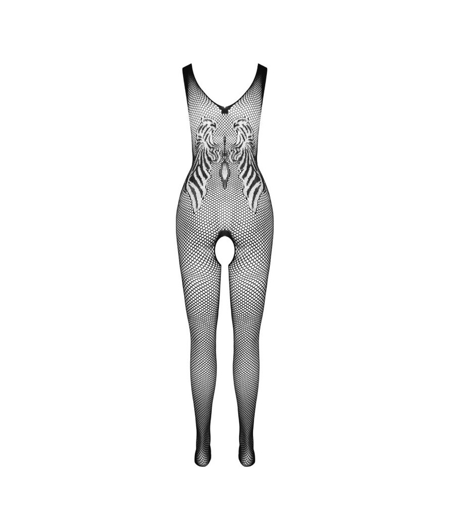 PASSION - BS098 SCHWARZER BODYSTOCKING, EINE GRÖSSE
