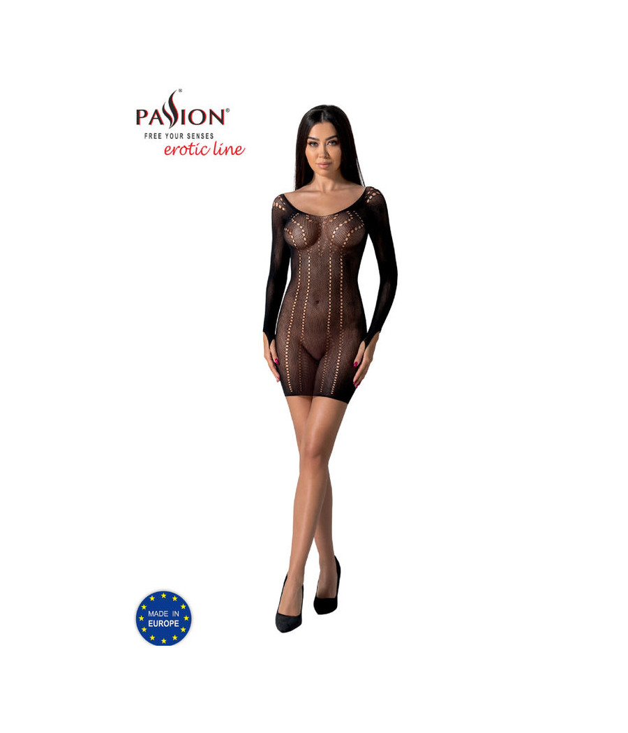 PASSION - BS101 BODYSTOCKING NERO TAGLIA UNICA