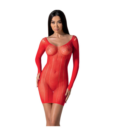 PASSION - BS101 BODYSTOCK ROSSO TAGLIA UNICA