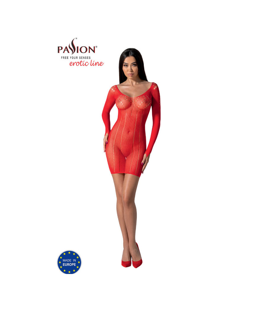 PASSION - BS101 RED BODYSTOCKING ONE SIZE