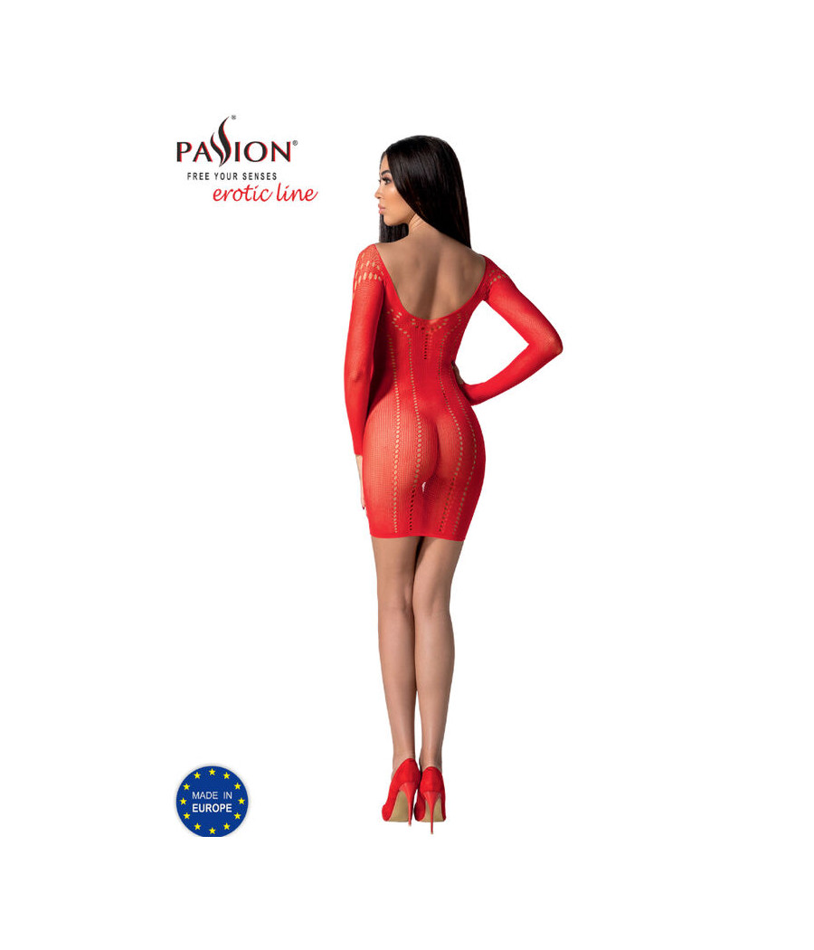 PASSION - BS101 BODYSTOCK ROSSO TAGLIA UNICA
