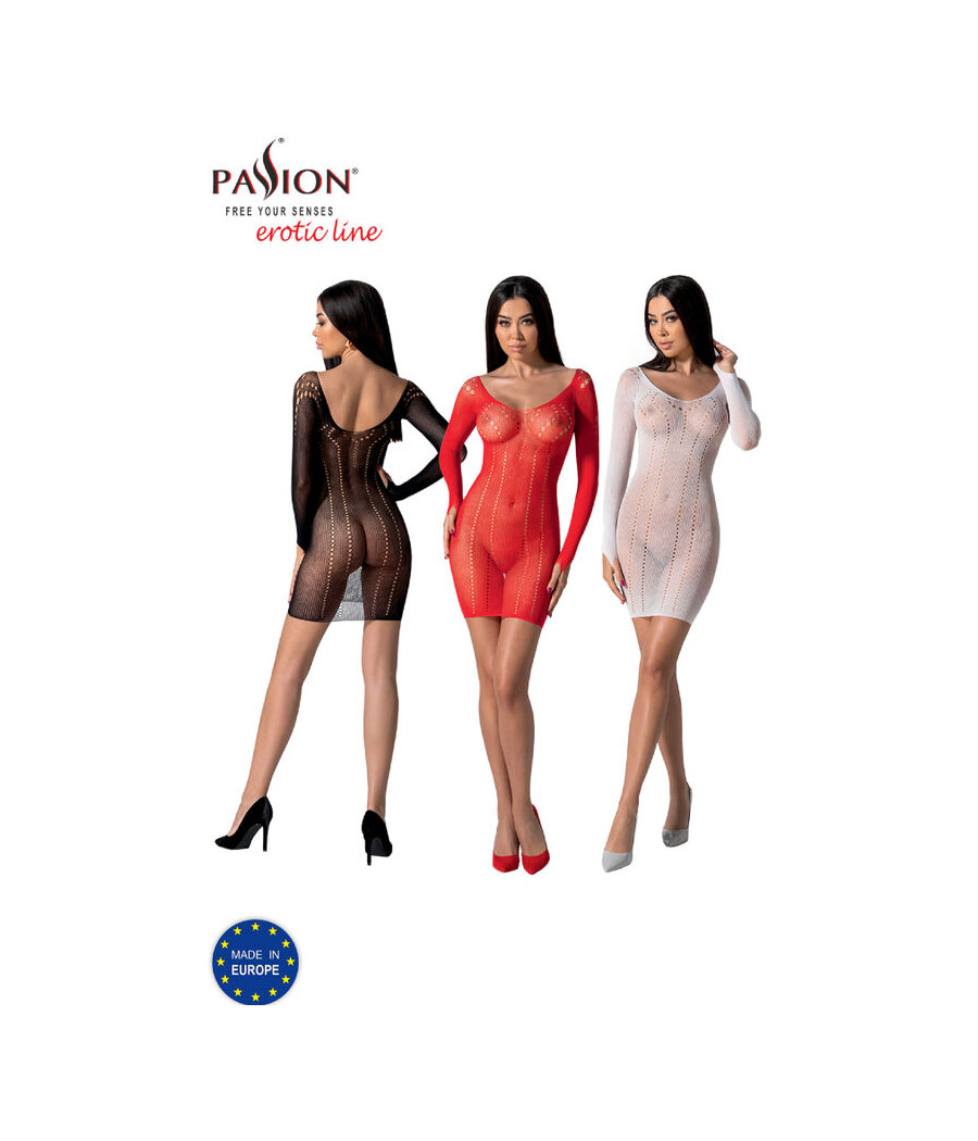 PASSION - BS101 ROTER BODYSTOCKING, EINE GRÖSSE
