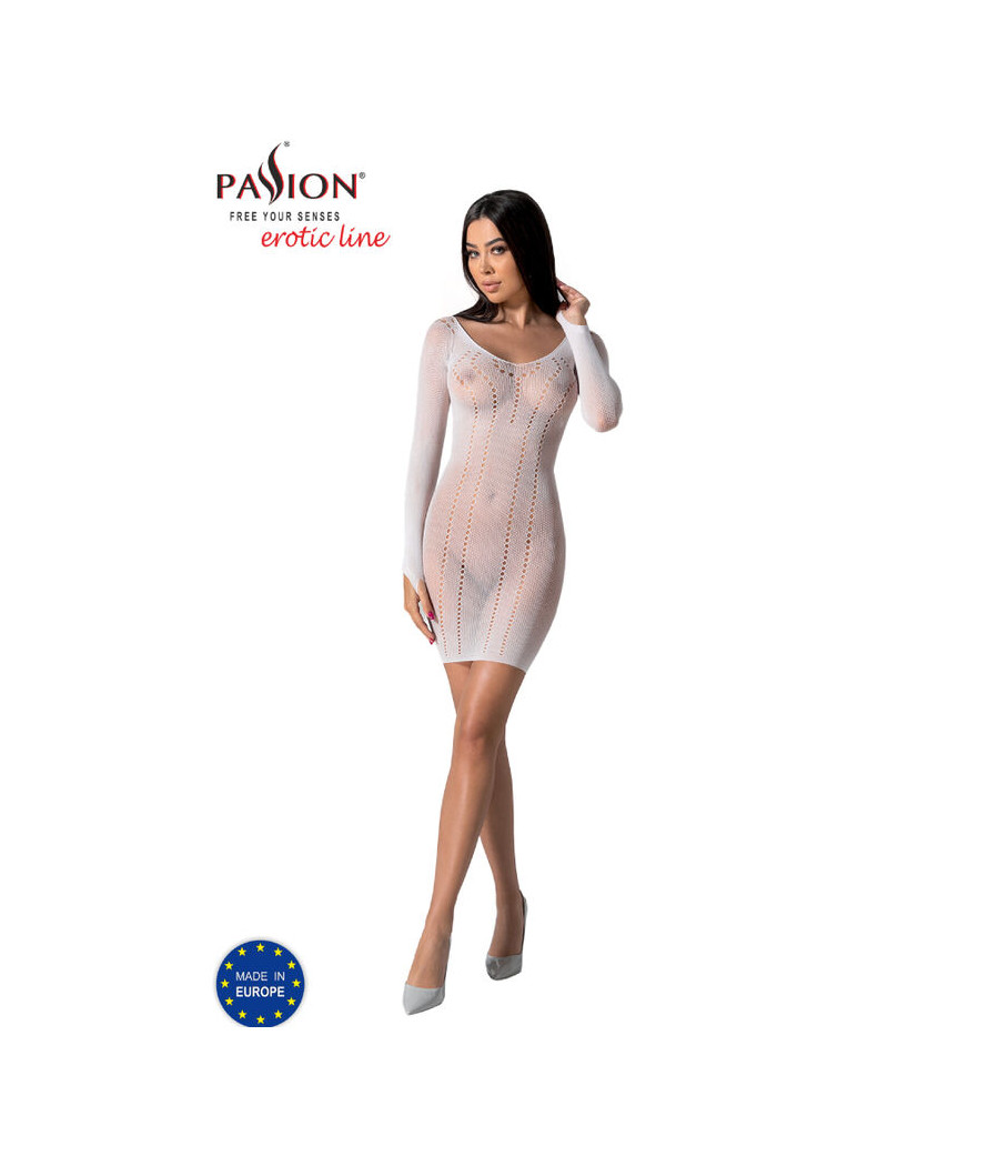 PASSION - BS101 WHITE BODYSTOCKING ONE SIZE