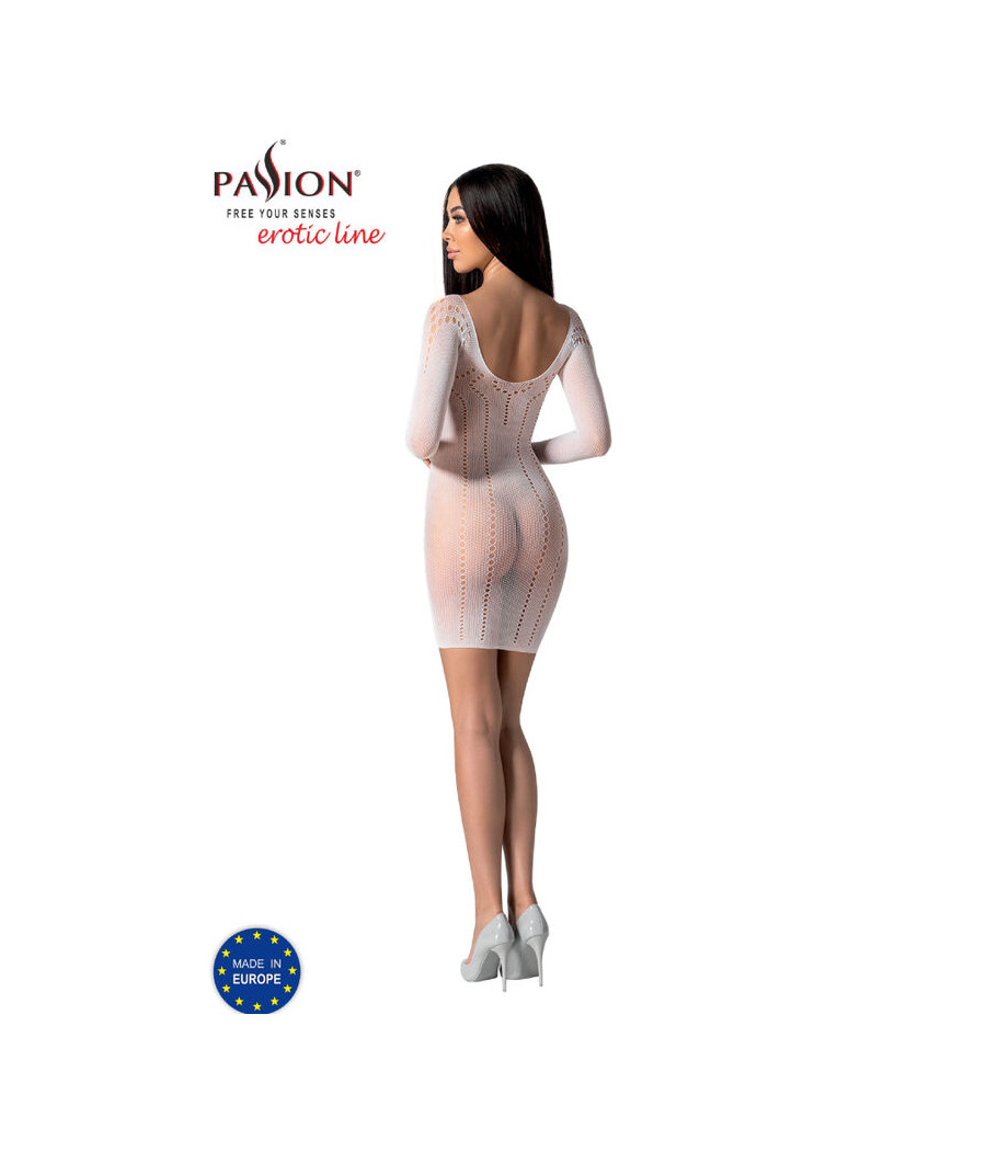 PASSION - BS101 WEISSER BODYSTOCKING, EINE GRÖSSE
