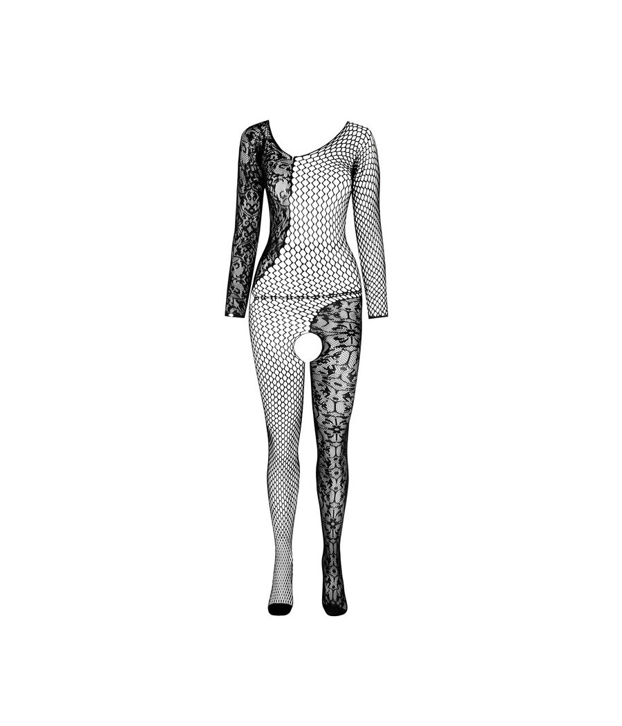 PASSION - BS 107 BODYSTOCKING NOIR TAILLE UNIQUE