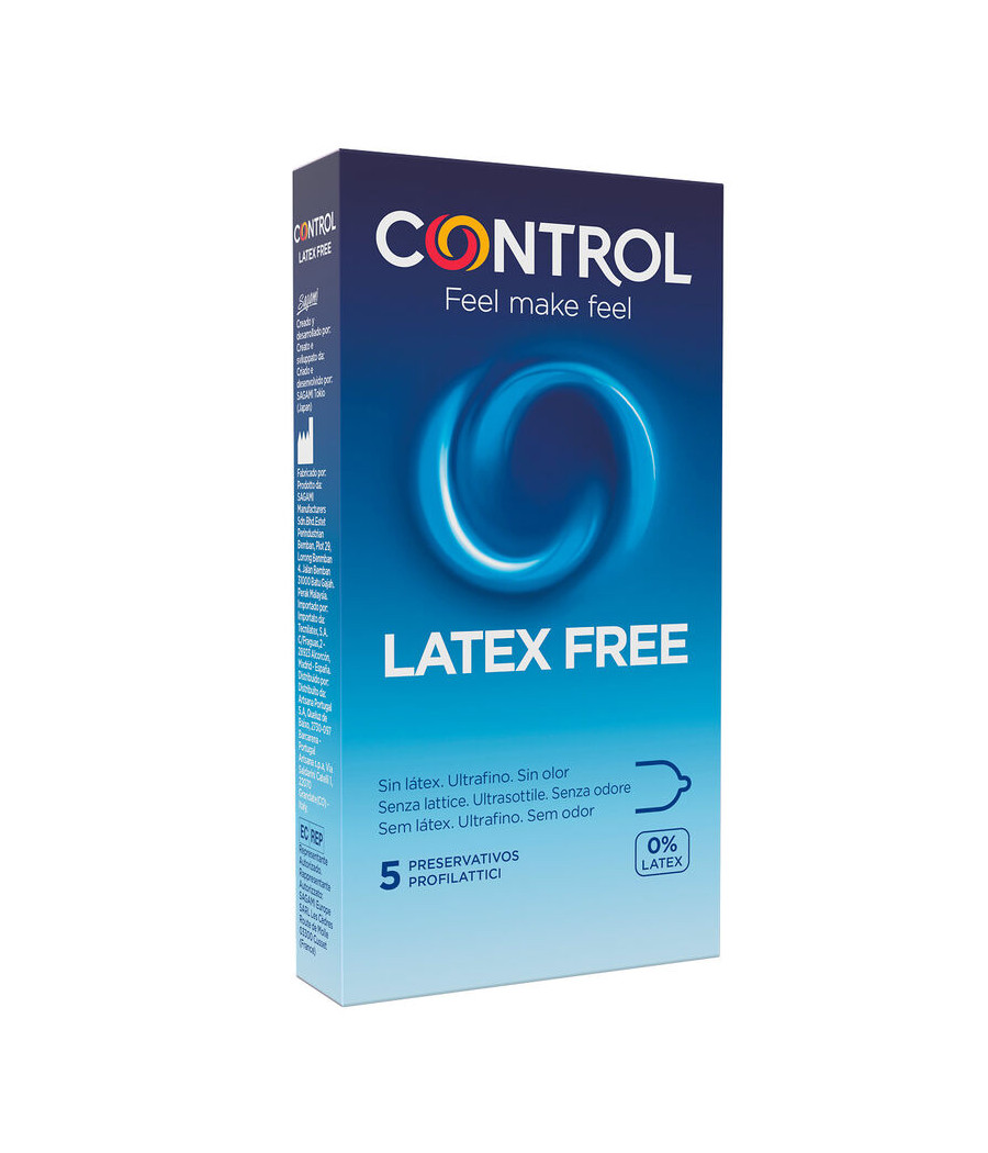 CONTROL - FREE SIN LATEX CONDOMS 5 UNITS