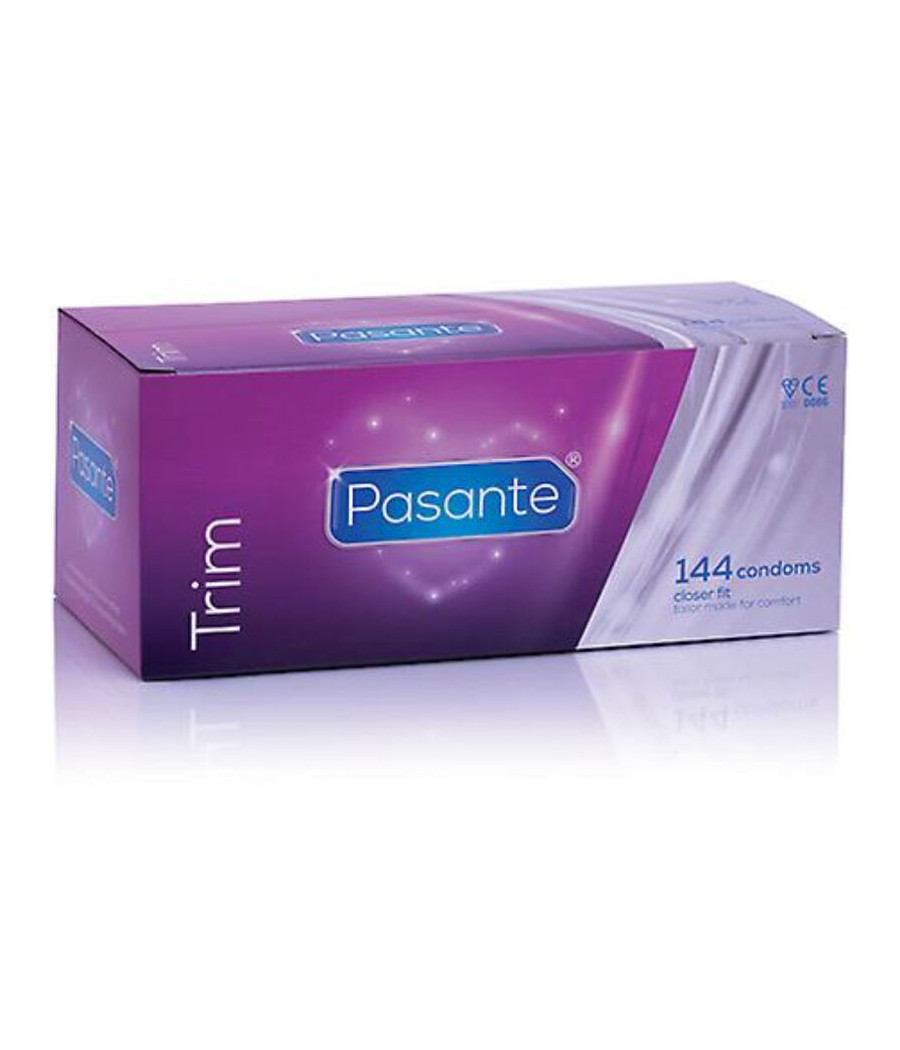 PASANTE - PRESERVATIVO TRIM AJUSTADO CAJA 144 UNIDADES