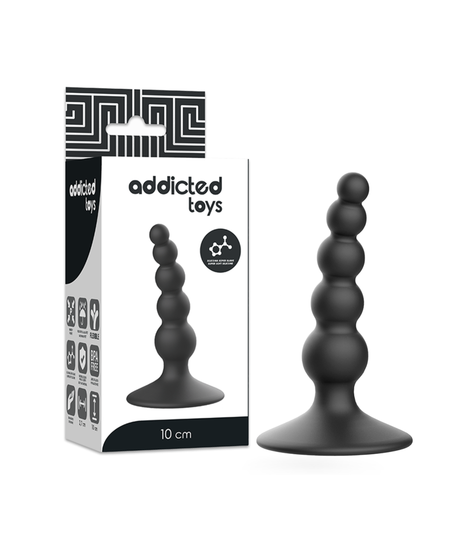 ADDICTED TOYS - ANAL SEXUELLER STECKER 10 CM SCHWARZ