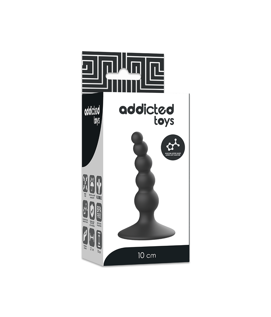 ADDICTED TOYS - ANAL SEXUELLER STECKER 10 CM SCHWARZ