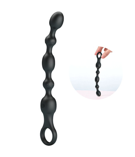PRETTY LOVE - VAN ANAL BALLS 10 VIBRAÕES SILICONE RECARREGVEL