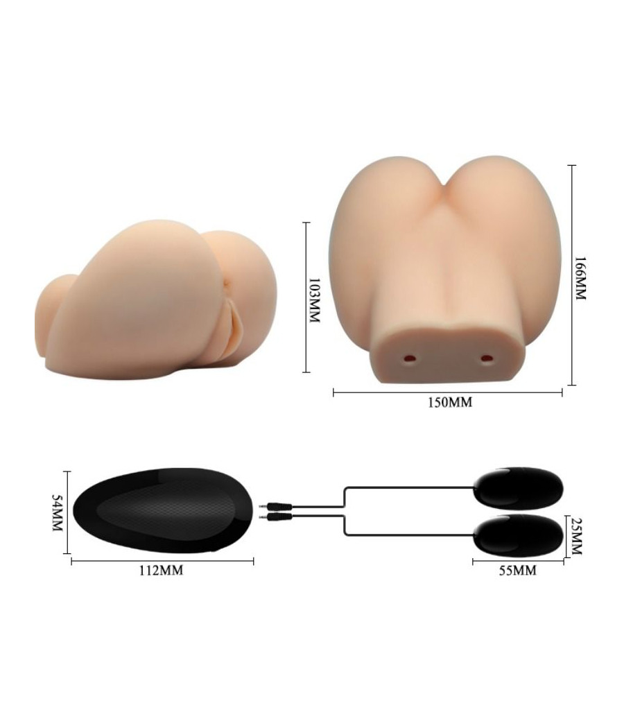 CRAZY BULL - REALISTIC VAGINA AND ANUS WITH VIBRATION POSITION 6