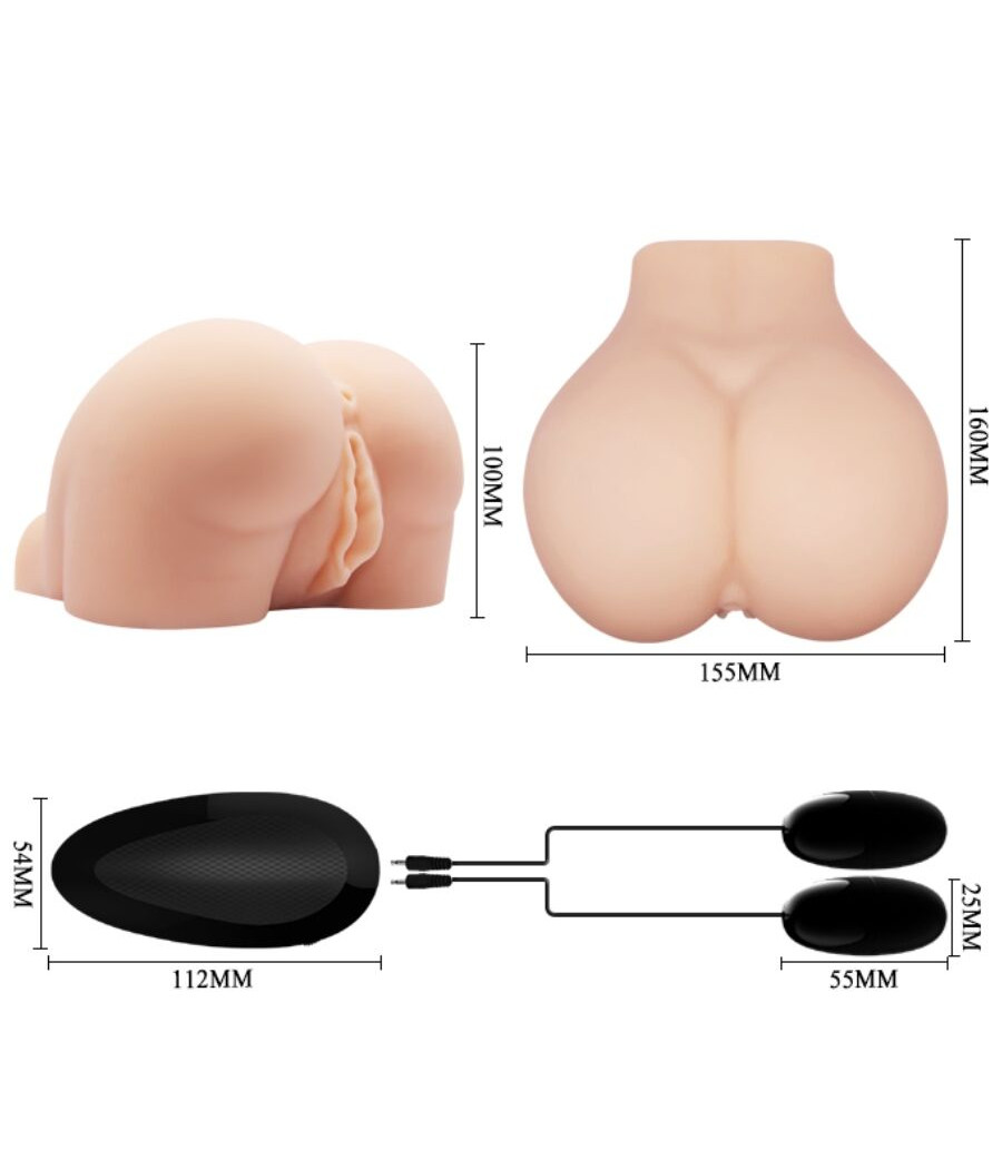 CRAZY BULL - VAGIN ET ANUS RÉALISTES AVEC POSITION DE VIBRATION 8