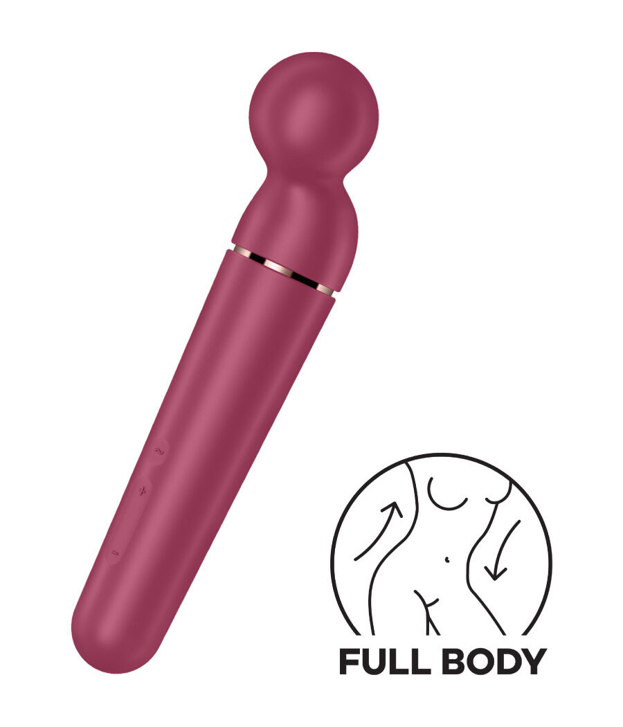 SATISFYER - PLANETA WAND-ER VIBRADOR MASSAGER BERRY
