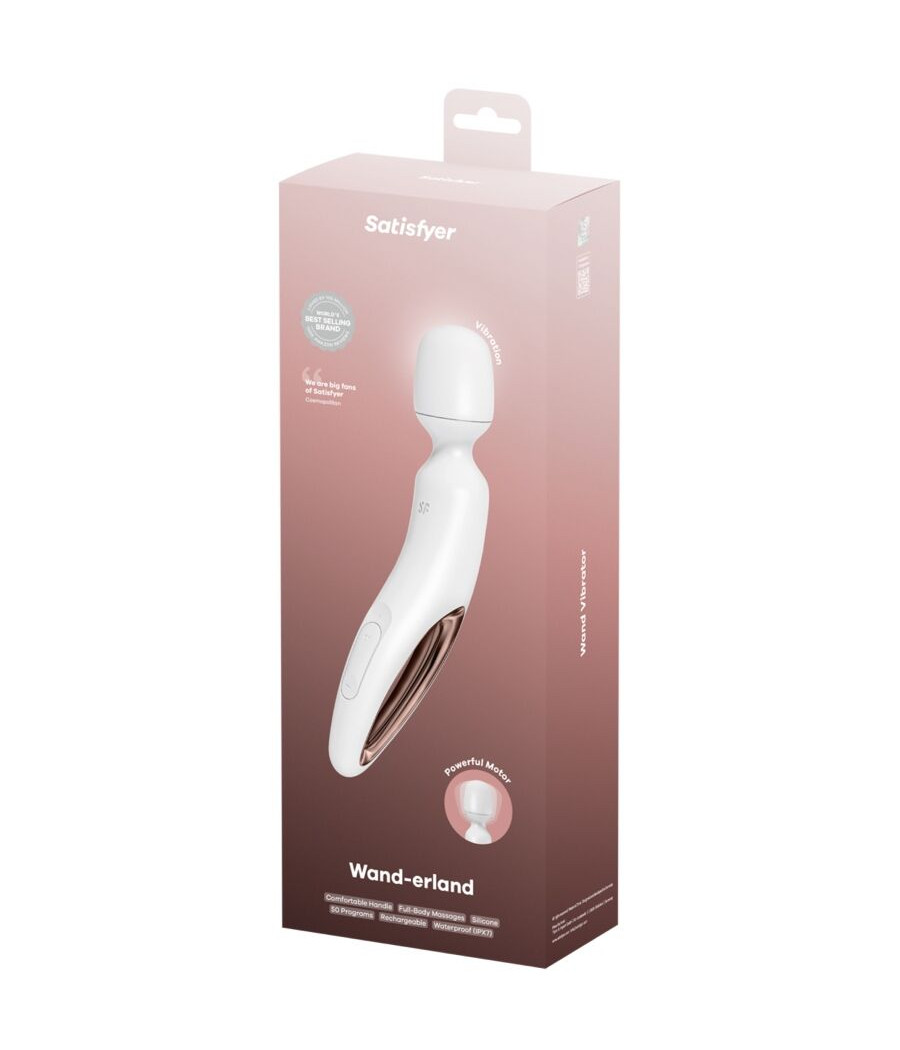 SATISFYER - WAND ERLAND VIBRIERENDES MASSAGER WEISS