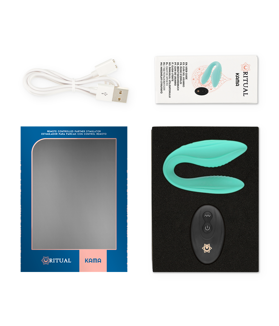 RITHUAL - TELECOMANDO KAMA PER COPPIE AQUA